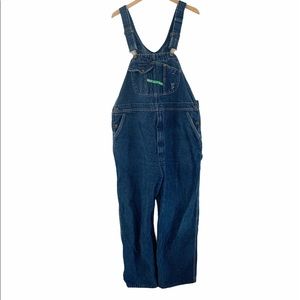 Vintage KEY Denim Blue Bib Overalls Size 40/w18